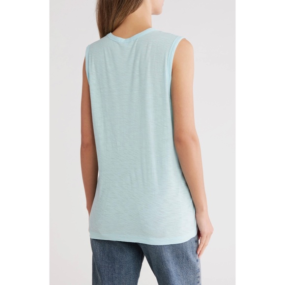 JAMES PERSE NWT CREW NECK COTTON/MODAL TAFFY MUSCLE TEE. SIZE 3 (L) - Picture 2 of 12